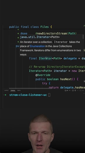 Stream.onClose 👉 a JDK Use Case #java #shorts #coding #airhacks