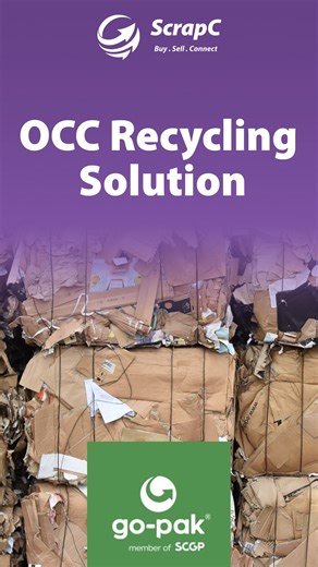 Go-Pak Group Launches Closed-Loop OCC Recycling Solution Go-Pak Group, a member of the SCGP (Siam Cement Group Packaging), has introduced a new closed-loop Old Corrugated Containers (OCC) recycling solution. Collection: The system collects used corrugated cardboard. Remanufacturing: The collected material is sent to partner mills to be transformed into new packaging products. Waste Reduction: Aims to significantly reduce environmental waste and support circular packaging models. Compliance: Help