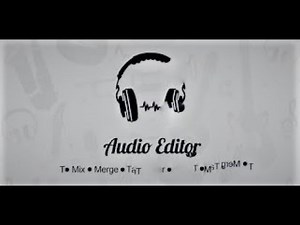 How to Merge Audio and Video in PC, Laptop |TELUGU|