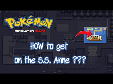 Pokemon Revolution Online - how to get on the S.S. Anne boat