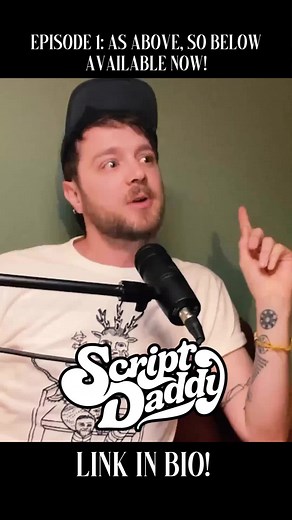 Your future favorite podcast is waiting. Script Daddy Episode 1 is now available on Apple Podcasts and Spotify. Link in bio! #scriptdaddy #scriptdaddypodcast #screenwriting #screenwritingpodcast #movies #moviepodcast #film #filmpodcast #whosyourdaddy
