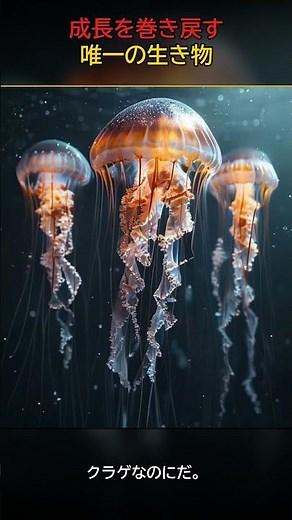 不老不死に最も近い生き物。ベニクラゲの驚異の能力#ベニクラゲ #不老不死 #生き物の秘密 #生物学 #神秘の海 #若返り #自然界の奇跡 #科学知識