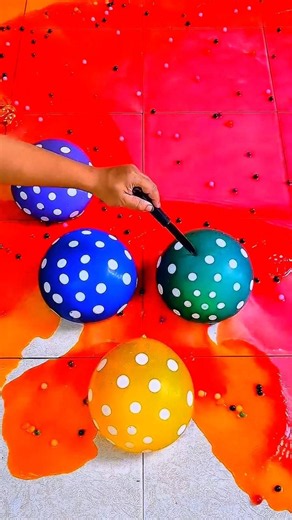 Six Water Balloon Explosion Challenge! 💥😂#WaterBalloon #BalloonBurst #FunnyShorts #Comedy #splash