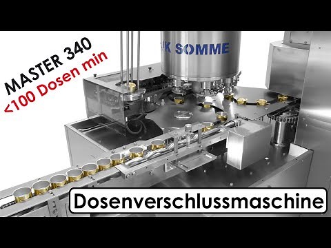 Jk Somme Automatische Dosenverschließmaschine MASTER 340 - Edelstahl Dosenverschlussmaschine
