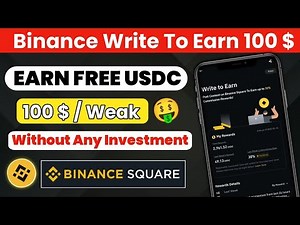 How To Earn From Binance Square | Binance Write to Earn | How To Use Binance Square | Write To Earn
