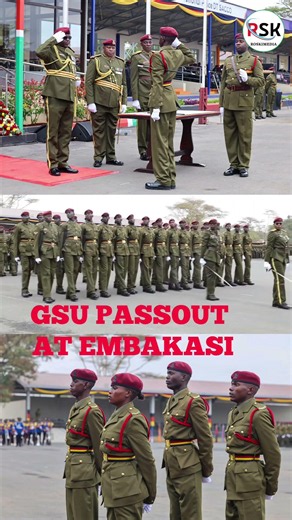 GSU passout parade At Embakasi #roskimedia