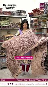 Premium KALAMKARI cotton sarees | DSR Sarees | Booking : 9653484447 | www.dsrsarees.com