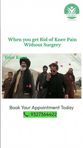 😎 When you get rid of knee pain without surgery