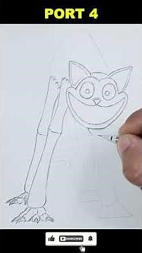 How To Draw Catnap From Poppy Playtime EASY 😱 Step by Step Tutorial for Beginners