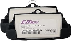 EZ Pass Holder | Fastrak Holder - 2 Pack - 3 Point Mount - Toll Transponder Holder for New and Older Sizes