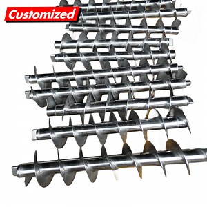 [Hot Item] OEM Custom Forming Screw Flights Conveyor Auger Steel Screw Stainless Steel Auger