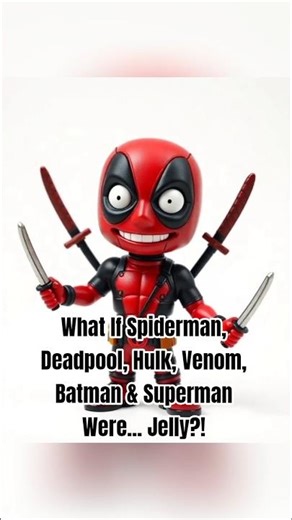 What If Spiderman, Deadpool, Hulk, Venom, Batman & Superman Were... Jelly?