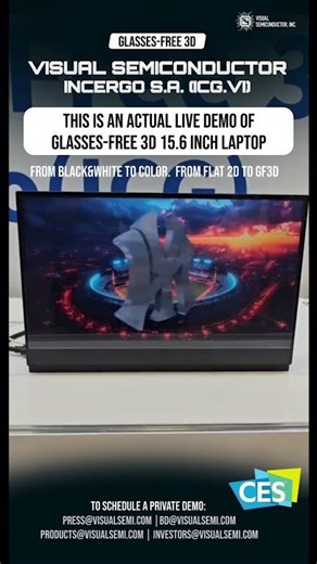 GF3D Laptop showcase at CES 2026 #ces #ces2026