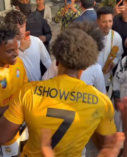 Visit Addis on Instagram: "Addis Ababa, Ethiopia 🇪🇹 — One of the world’s biggest streamers, known for his raw energy, viral moments, and unfiltered personality. From live streams that break the internet to connecting with fans across cultures, Speed continues to turn every destination into a moment. Now experiencing Ethiopia’s history, culture, and energy meeting global influence. @ishowspeed // #visitaddis #addisababa #ethiopia #ishowspeed"