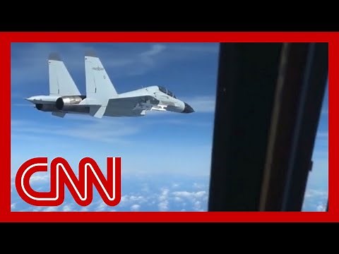 Video shows Chinese fighter jet intercepting US aircraft