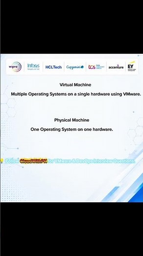 Physical Machine vs Virtual Machine | VMware Explained #shorts