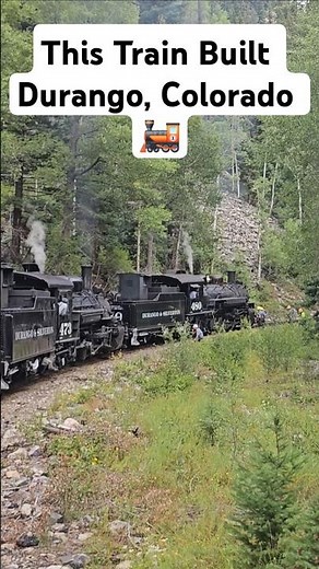 How a Train Built Durango, Colorado 🚂 #train #travel #history