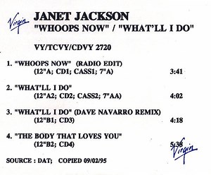 Janet Jackson - Whoops Now / What'll I Do