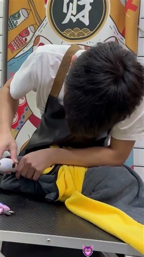 Angry Black Cat HATES Bath Time 😾