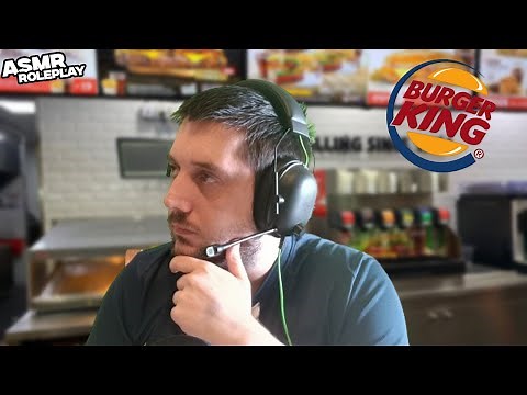 ASMR : EMPLOYE CHEZ BURGER KING (ROLEPLAY)