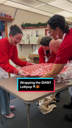 Wrapping Our Giant Lollipop for Delivery | Funk Bros