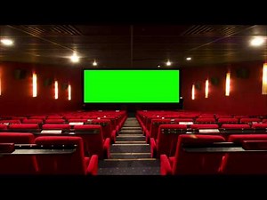 Cinema (Movie Theater, Movie House) with green screen 2 - FreeHDGreenscreen Footage