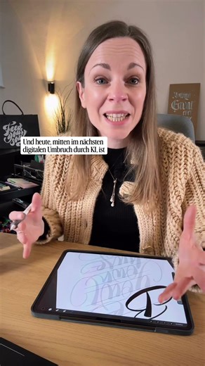 Buchstaben mit der Hand zeichnen, wer macht denn sowas?