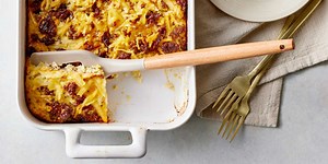 Sausage Hash Brown Breakfast Casserole