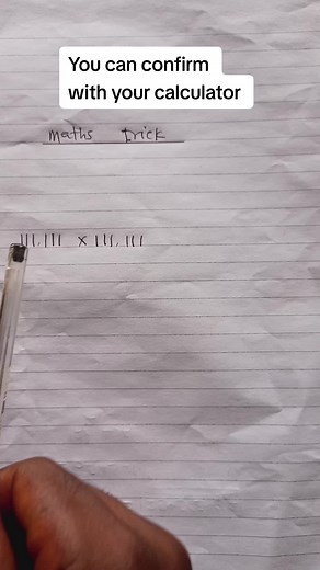 Amazing maths trick#maths!#mathstudent #cudjoe369 #