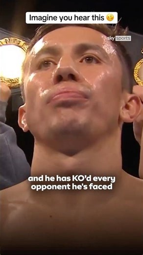 Gennady Golovkin's ring introduction is one of the coldest in boxing history 🥶 #boxing