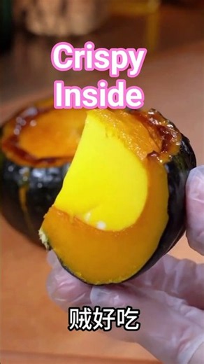 Roasted Pumpkin Recipe 🎃 | Crispy & Creamy Inside#shorts #dailyrecipes