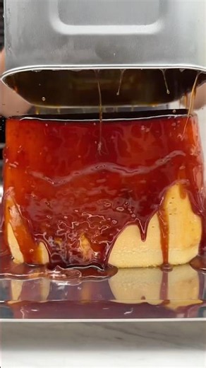 驚愕！目の前で豪快に型抜きする超巨大プリン！表参道にあるSweet Checkの大人のプッチンプリンがおいしかった！ #japanesefood
