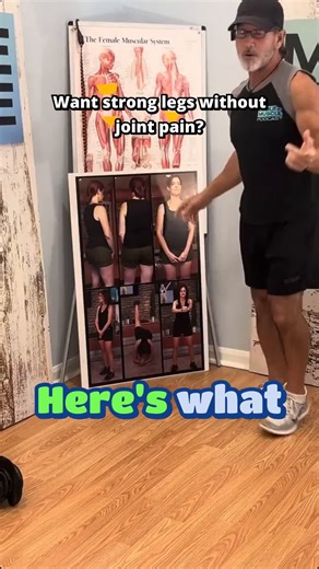 Knees, hips, and pelvis say THANK YOU! 💪 Ready to feel the burn without the hurt? 🔥 #JointFriendly #LowerBodyWorkout