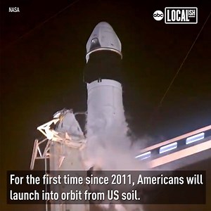 Did you know that this will be the first time Americans will launch into space from US soil since 2011? Here are some cool facts about the SpaceX-NASA space launch scheduled for today! #launchingamerica | Localish