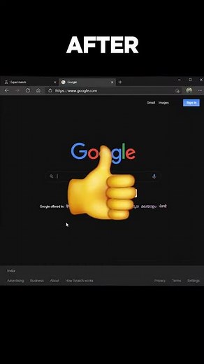 ENABLE DARK MODE in MICROSOFT EDGE | Cool Edge Flag Tips & Tricks | Short Video | Subscribe for More