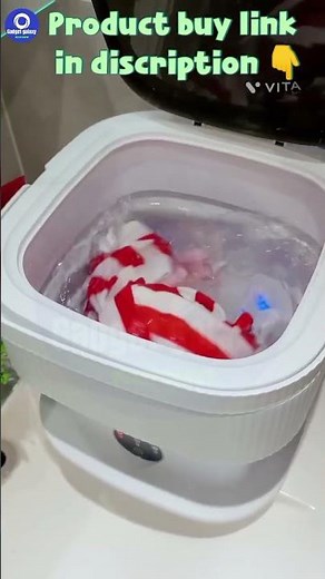 Portable Foldable Mini Top Loading Washing Machine 2kg with Spinner and Dryer for Baby Clothes, Semi