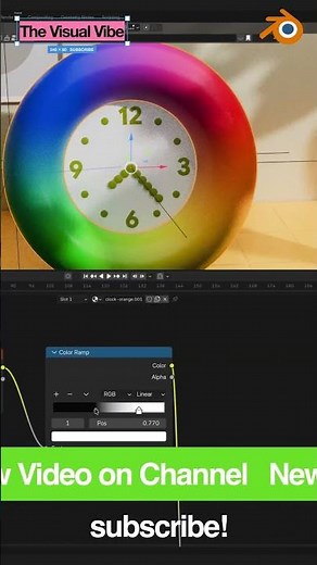 How to Use and Animate Gradient Texture (Tutorial) #blender #tutorial #material #3d #c4d #gradient