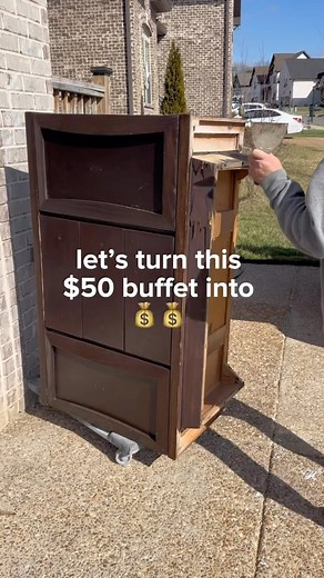 Jessica May Smith | Furniture Flips + DIY on Instagram: "not sure why I slept on this one so long 🤯 can you believe it’s the same piece?! Products used: Bondo high bond professional Minwax wood filler Dewalt 5in Random Orbital Sander Dewalt Plunge Router Kobalt Portable Table Saw BIN shellac primer 🎨 Blackberry House Tire Swing Minwax Polycrylic satin finish Hardware @amazon"