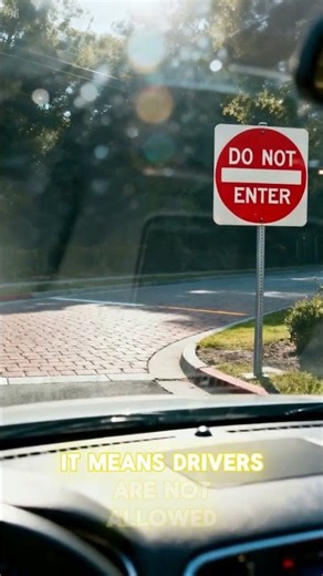 🚫 DO NOT ENTER Sign Explained: What Every Driver Needs to Know