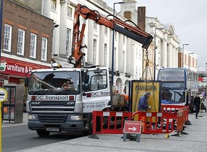 Bus shelters vanish in Maidstone