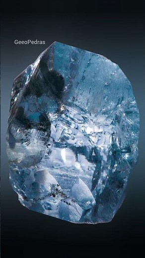 pedra de diamante azul VIDEO1 #rochas #minerios #geologias #cristais #reels #shorts