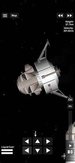 Moon Success #sfs #spaceflightsimulator #space #saturnv #nasa #moonlanding #moon