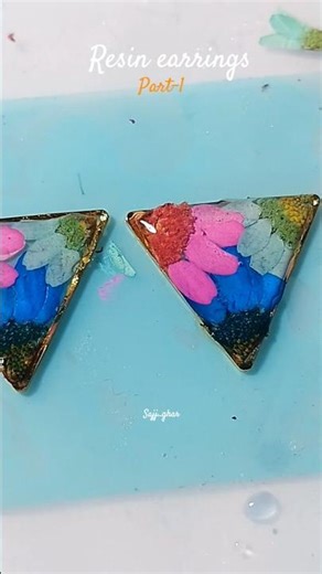 How to Make Resin Jhumka earrings😘Earring #jwellery #resinjwellery #resinjhumka #resinearring #diy