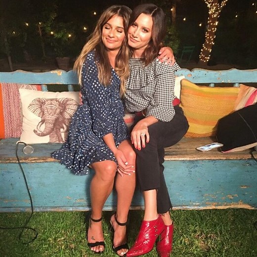 Lea Michele and Ashley Tisdale Come Together for the Glee-High School Musical Collab of Your Dreams