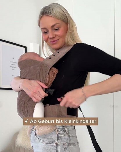 Premium Babytragen mit Wohlfühlgarantie. Ab Geburt. Inkl. gratis Trageberatung. #newborn #momlife