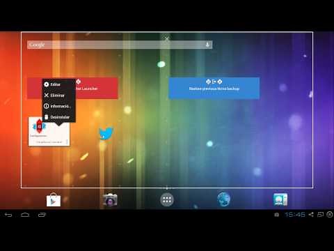 Bluestacks emulador de android y Nova Launcher Instalar interfaz clasica de smartphone o tablet