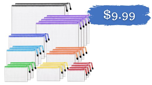Amazon Deal | 26-Piece Zipper Pouch Organizer Set Just $9.99