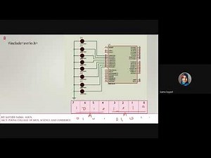 Interfacing of LED Array to AVR Microcontroller (ATmega16)