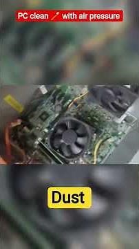 How to Remove Dust from PC | Computer Cleaning Process #computer #lifeisbutadream #pc