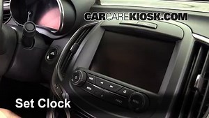 How to Set the Clock / Change Time on a 2015 Buick LaCrosse Leather 3.6L V6 FlexFuel